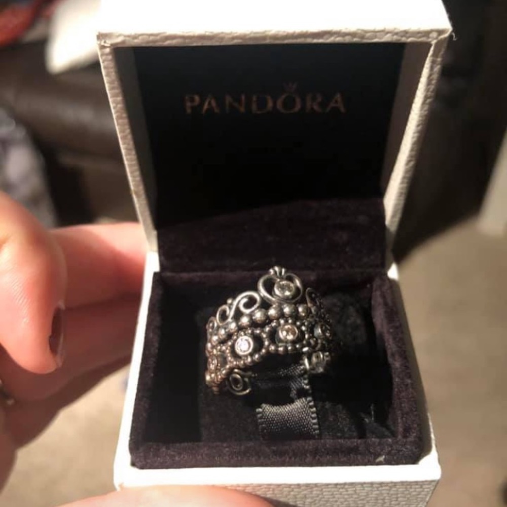 Pandora princess ring set